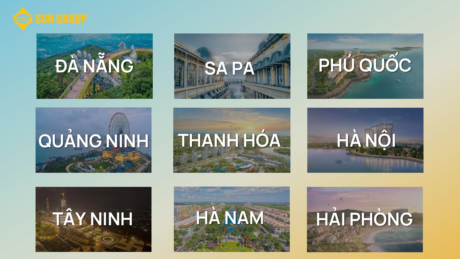 Hệ sinh thái Sun Group