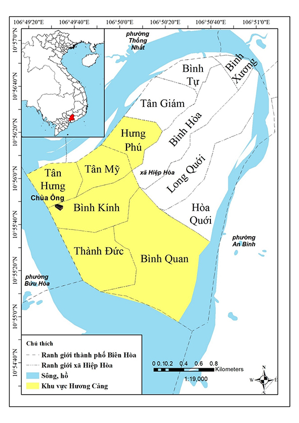 Phạm vi của thương cảng Cù lao Phố trong vòng 2 thế kỷ XVII, XVIII.