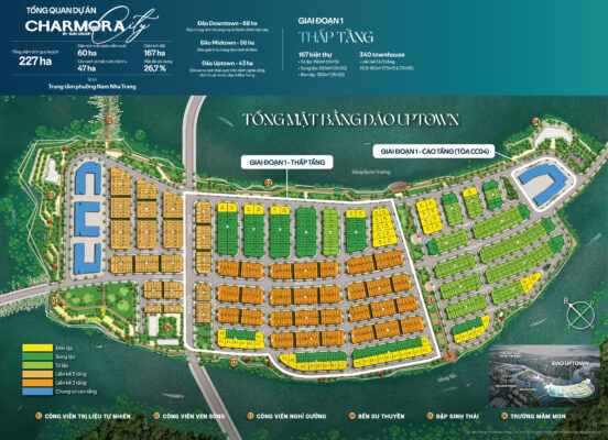 Mặt bằng layout Charmora City
